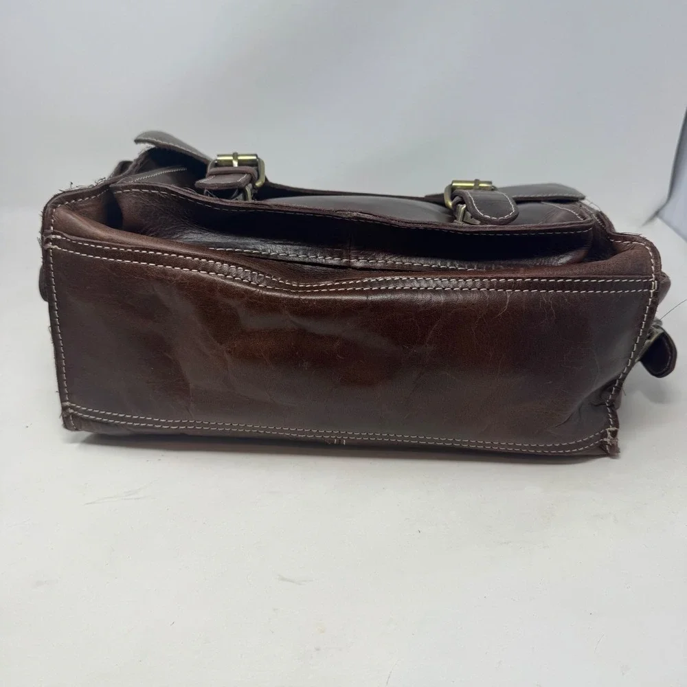 Creative Leather Arts Messenger Bag for Cameras Brown for DSLR Cameras New